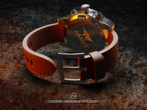 hand clock amst Modèle 3D