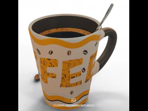 cup coffee 3D Model