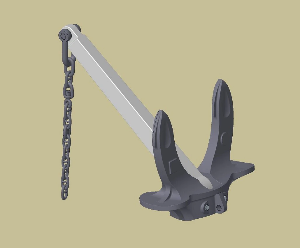 anchor 3D Model .c4d .max .obj .3ds .fbx .stl .blend 