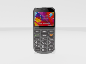 big button phone 3D Model
