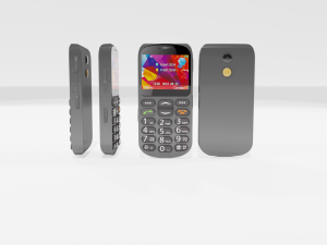 big button phone 3D Model