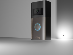 ring video doorbell 2nd gen - venetian bronze 3D-Modell