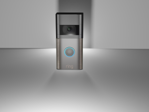 ring video doorbell 2nd gen - venetian bronze 3D-Modell