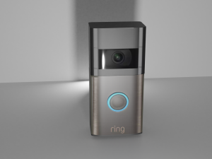 ring video doorbell 2nd gen - venetian bronze 3D-Modell
