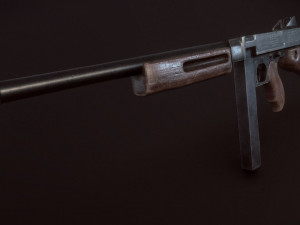thompson submachine Modelo 3D
