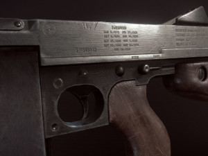thompson submachine Modelo 3D
