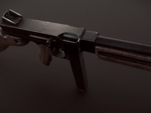 thompson submachine Modelo 3D