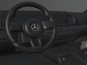 mercedes benz gls low poly Modèle 3D
