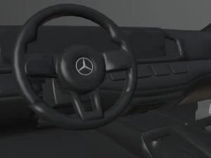 mercedes benz gls low poly 3D Model