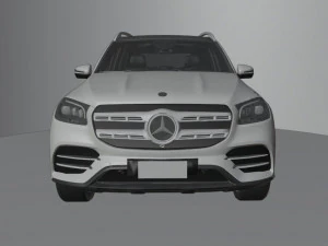 mercedes benz gls low poly 3D Model