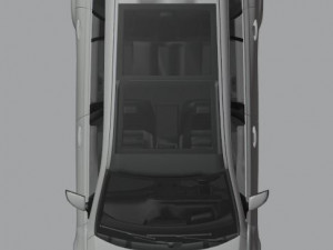 mercedes benz gls low poly Modèle 3D