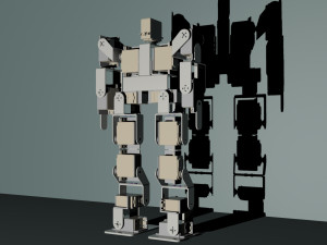 bipedal robot 3D Model
