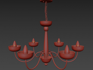 chandelierlyustra 3D-Modell