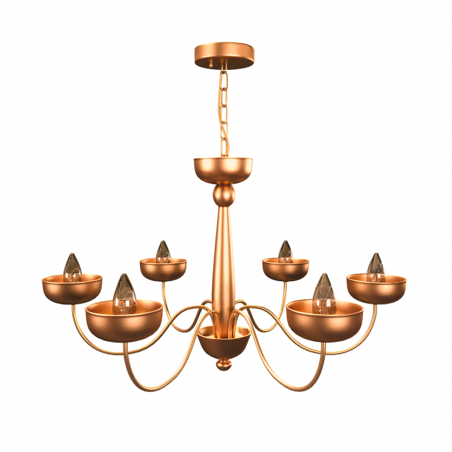 chandelierlyustra 3D-Modell .c4d .max .obj .3ds .fbx .stl .blend 