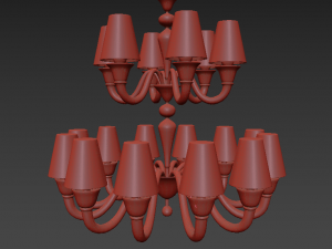 chandelierlyustra Model 3D
