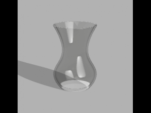 tea glass Model 3D
