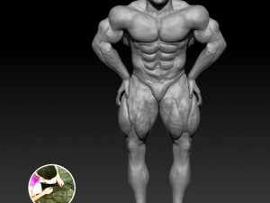 big ramy bodybuilder Modello di stampa 3D
