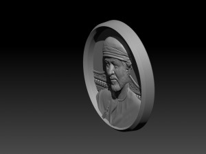 Mother dolagy and her four sons for printing and cnc 3D 打印模型