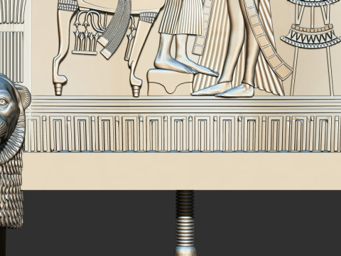 Tutankhamun Golden Throne Chair 3d printable model 3D Print Model