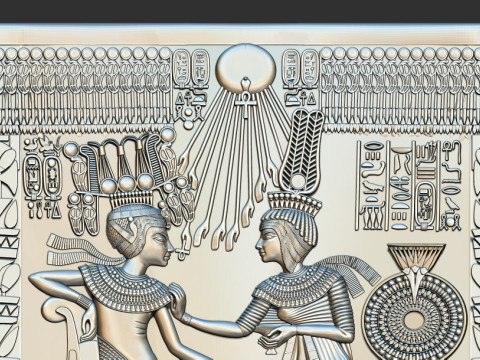 Tutankhamun Golden Throne Chair 3d printable model 3D Print Model
