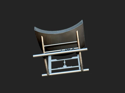 CEREMONIAL THRONE OF TUTANKHAMUN 3D PRINTABLE STL MODEL CNC RELIEF 3D Print Model