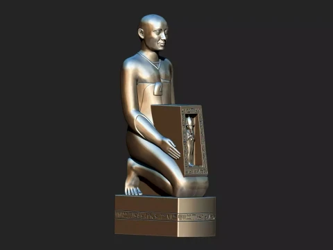 NAOPHOROUS STATUE OF PSAMMETIKSANEITH 3D PRINTABLE STL 3D Print Model