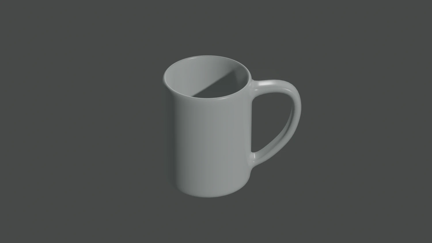 cup white 3D Model .c4d .max .obj .3ds .fbx .stl .blend 