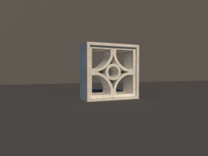 concrete lattice 01 Modelo 3D