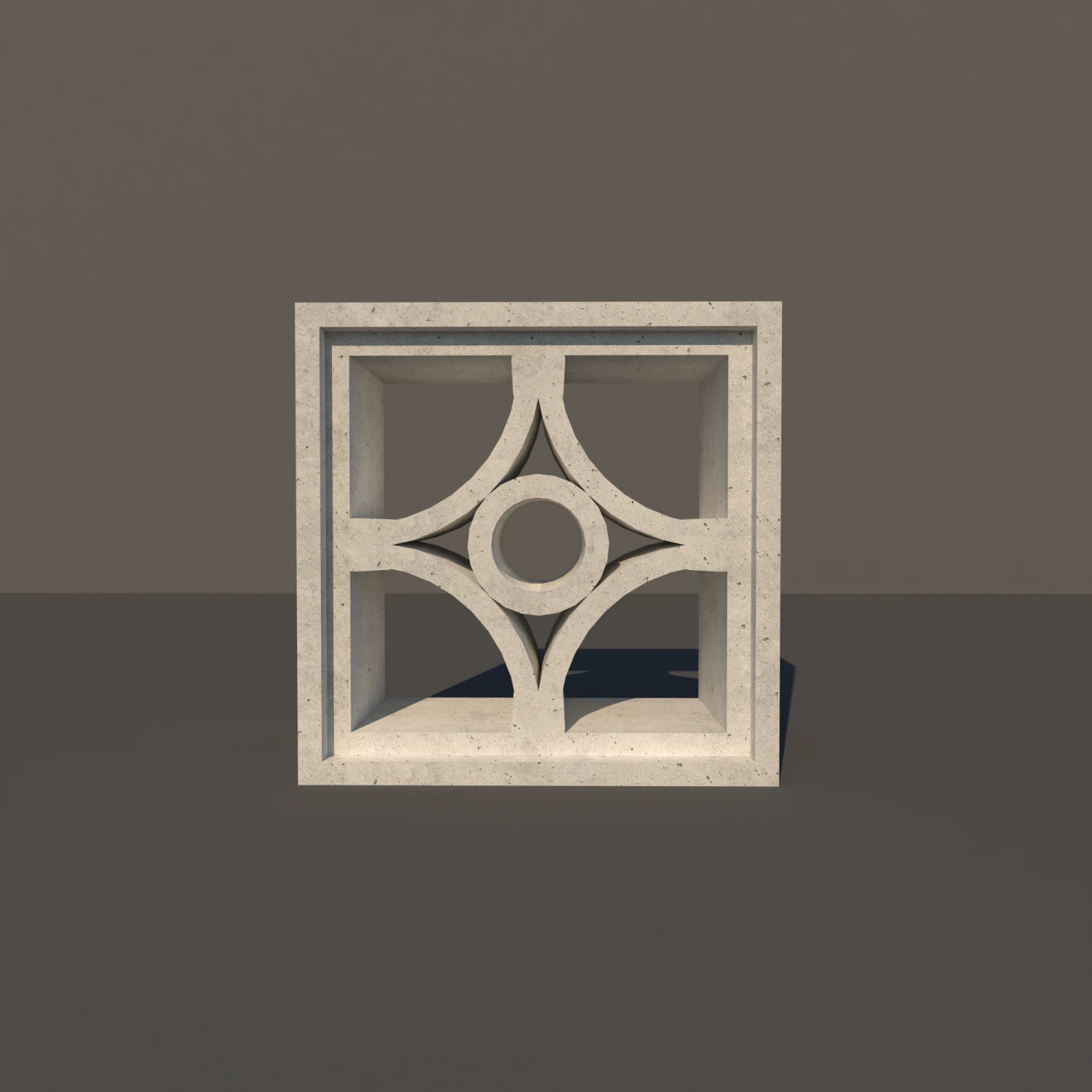 concrete lattice 01 3D Model .c4d .max .obj .3ds .fbx .stl .blend