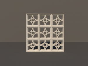 concrete lattice 01 Modelo 3D
