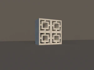 concrete lattice 02 3D Model