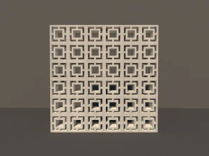 concrete lattice 02 3D Model