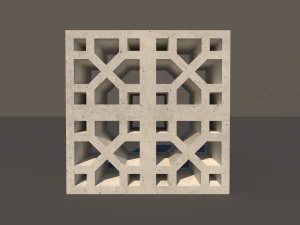 Betongitter 05 3D Modell