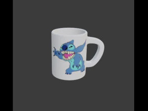 taza de puntada Modelo 3D