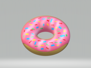 donut Modelo 3D