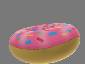 donut Modelo 3D