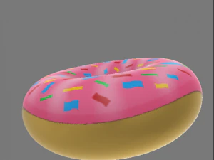 डोनट 3D मॉडल