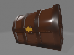 pirate chest 3D Model