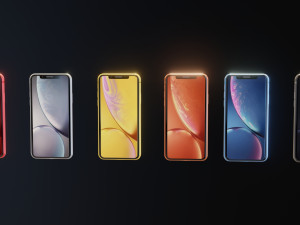 i phone xr in all apple official colors 3D Модель