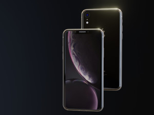 i phone xr in all apple official colors 3D Модель
