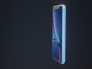 i phone xr in all apple official colors 3D Модель