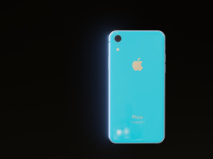 i phone xr in all apple official colors 3D Модель
