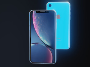 i phone xr in all apple official colors 3D Модель