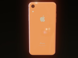 i phone xr in all apple official colors 3D Модель