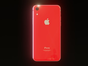 i phone xr in all apple official colors 3D Модель