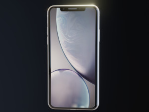 i phone xr in all apple official colors 3D Модель