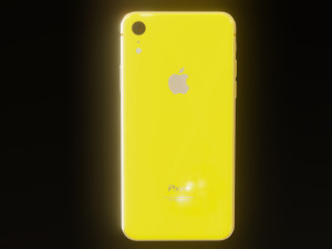 i phone xr in all apple official colors 3D Модель