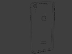i phone xr in all apple official colors 3D Модель