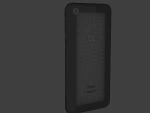 i phone xr in black apple official color 3D मॉडल