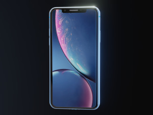 i phone xr black colour 3D Модель